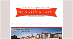 Desktop Screenshot of munyonandsons.com